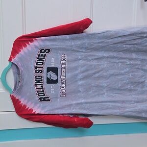 Vintage The Rolling Stones Liquid Blue Tag 2002 jersey style T rock Band Music